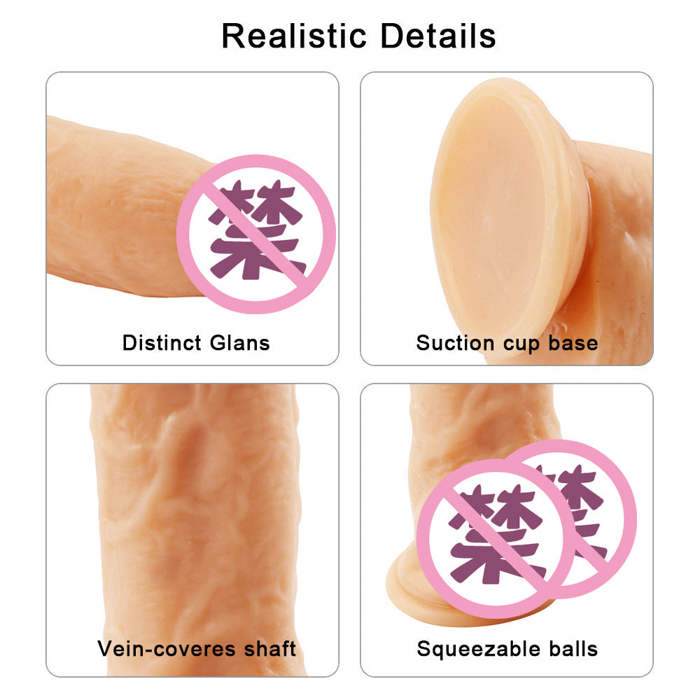 032 pointed emperor simulated penis, small glans, big body, fake penis, female masturbator, adult sex products AV stick