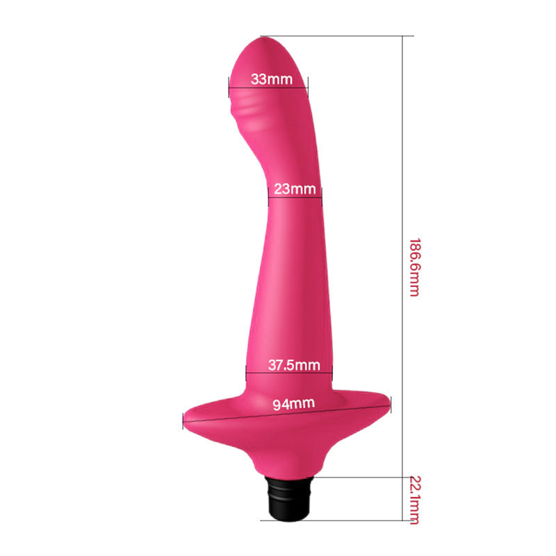Cross-border new mixed-color liquid silicone big penis simulation special-shaped backyard anal plug dildo female products delivery(need to be used with fascia gun)