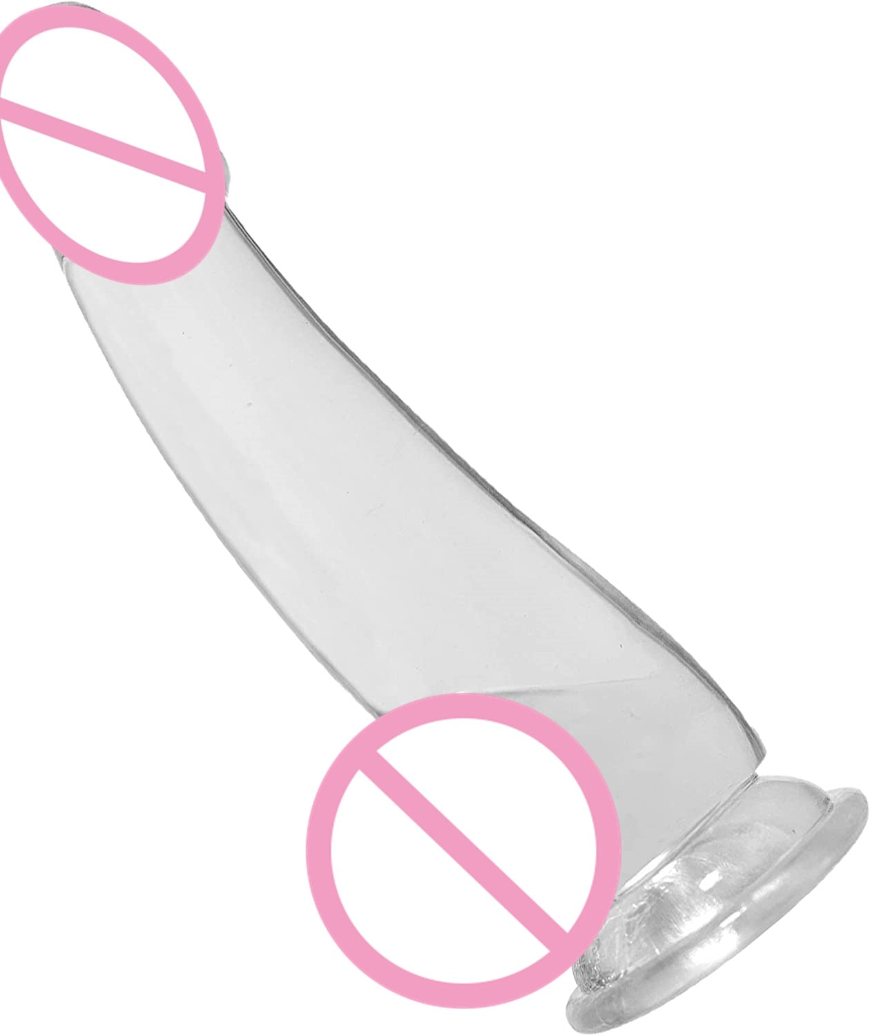 Multicolor crystal penis women's transparent masturbation stick large medium small color sliding surface simulation dildo adult products