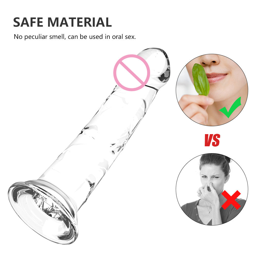 Simulated textured suction cup, penis, multi-colored jelly, dildo, adult sex products, manufacturers can send one piece at the source.