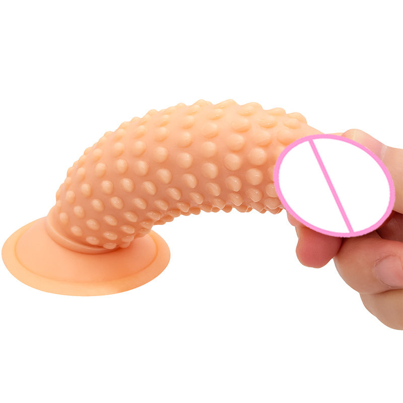 Alternative Small Dick Bumps Barbed Simulation Dildo Mini Wolf Fang Small Penis Suction Cup Backyard Anal Plug Fake JJ
