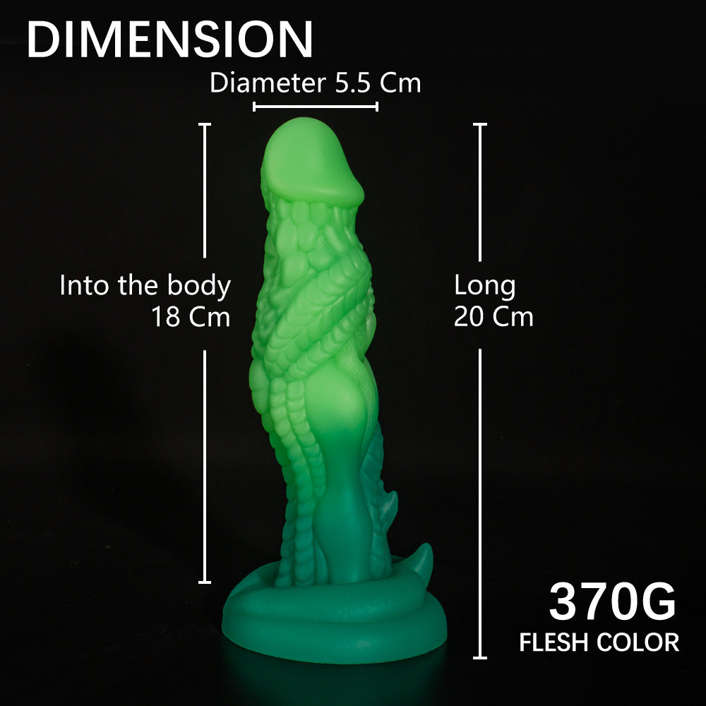Qinglong tower dragon beard simulation dildo sm adult sex products anal plug liquid silicone special-shaped dildo