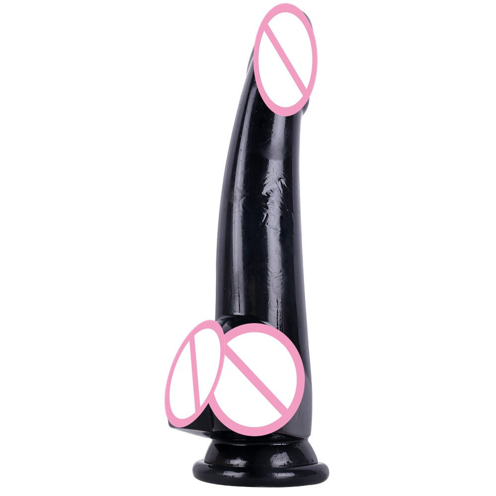 Multicolor crystal penis women's transparent masturbation stick large medium small color sliding surface simulation dildo adult products