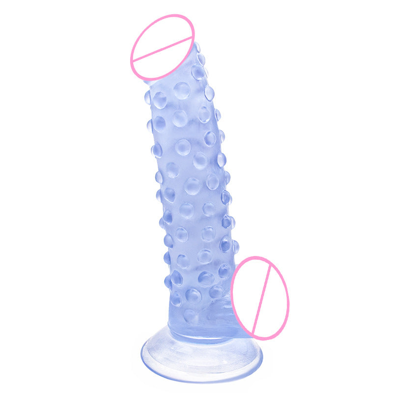 PVC penis alternative special-shaped transparent anal plug backyard G-spot female dildo gay masturbation stick simulation dildo