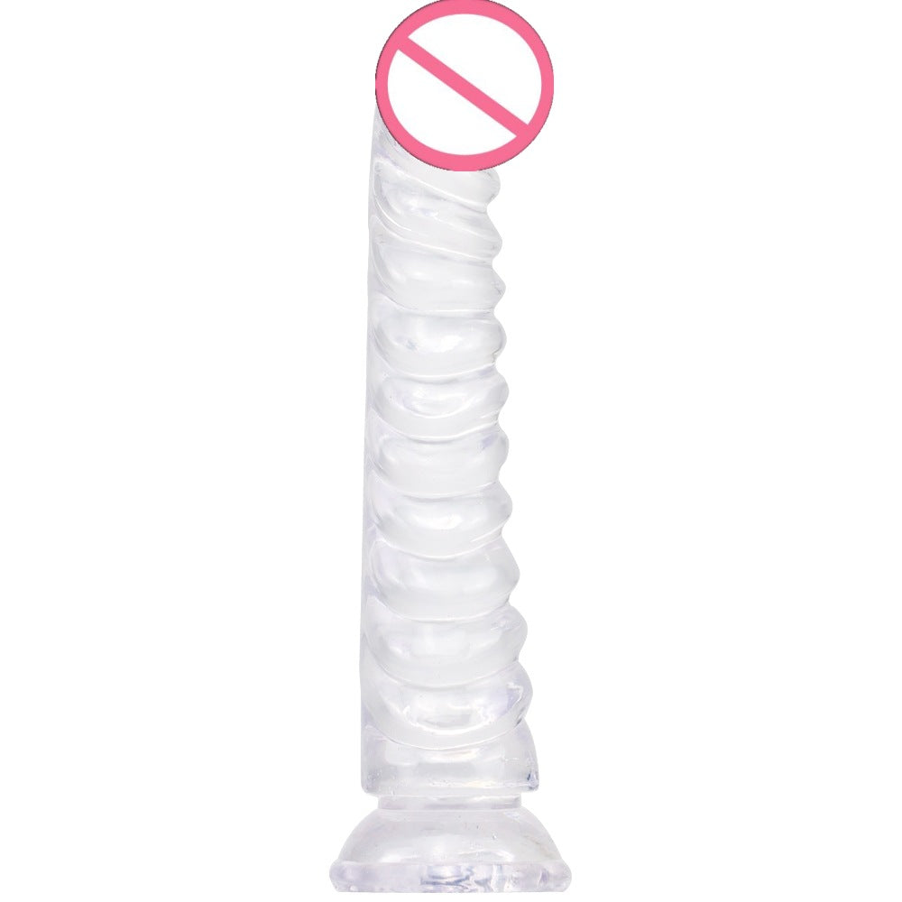 Factory dragon scale crystal simulation penis adult sex products backyard anal plug masturbation transparent male and female dildo
