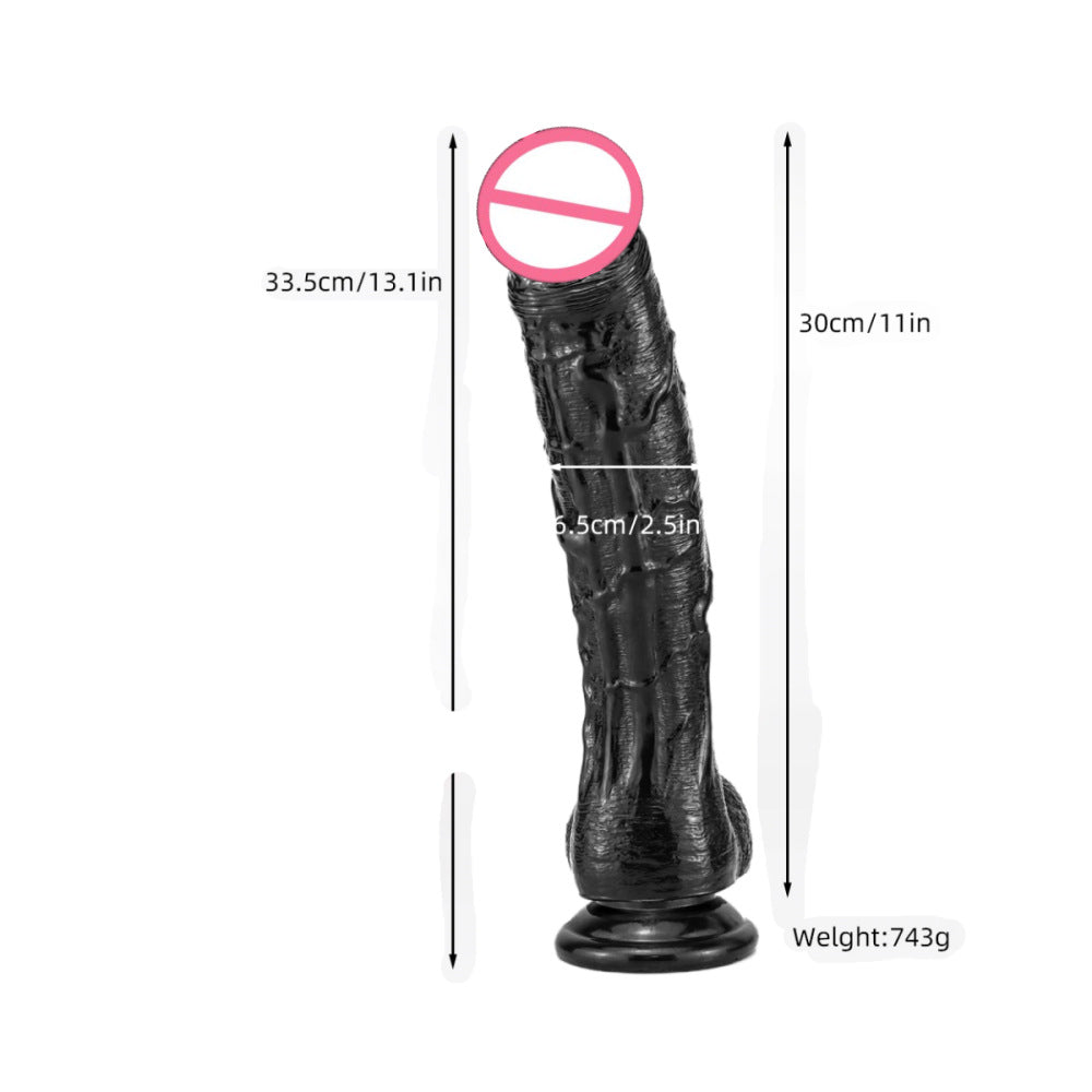 Crooked brother oversized thick and long simulated penis adult sex women's products fake penis manual stimulation masturbation trainer