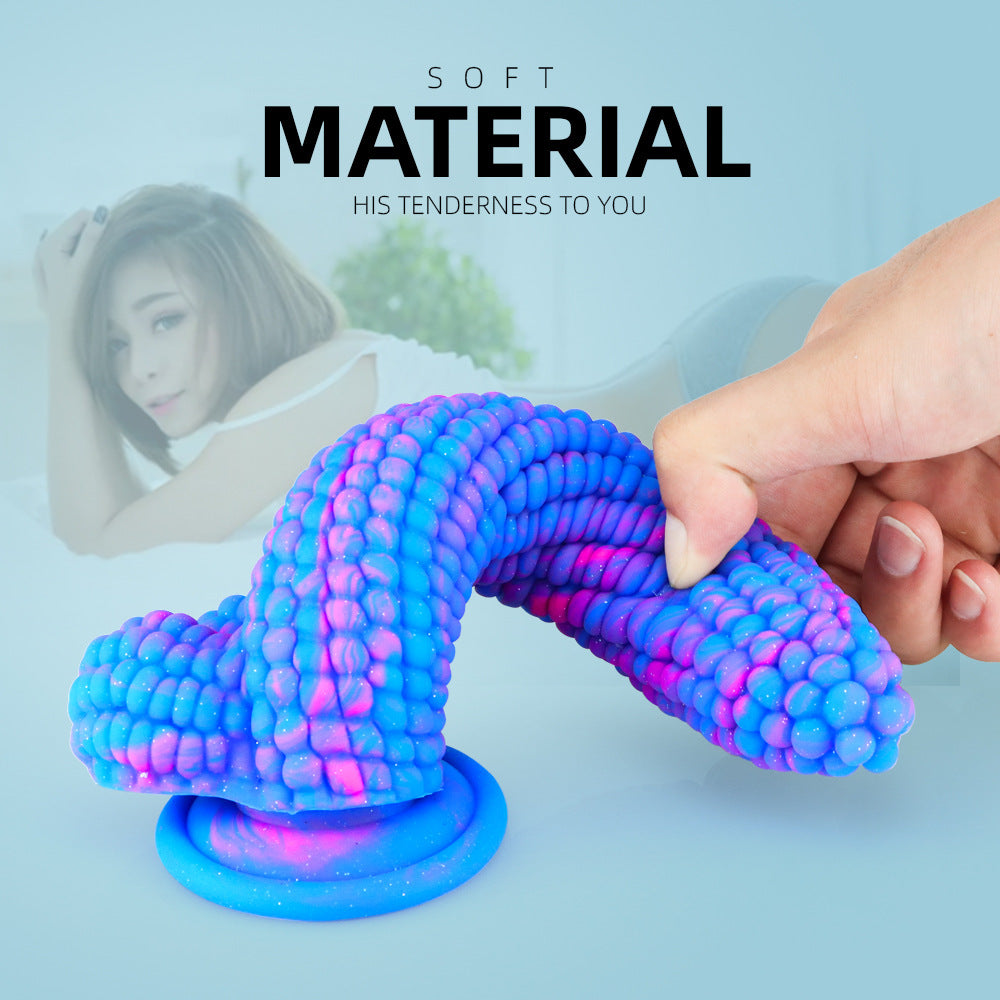 Corn silicone penis anal plug fruit vegetable penis simulation big dildo adult products female adult products