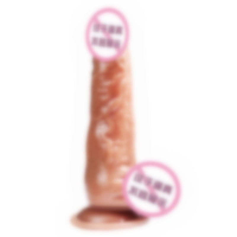 Jiu Ai simulated penis dildo soft meat realistic female fun masturbator gun electric adult toys