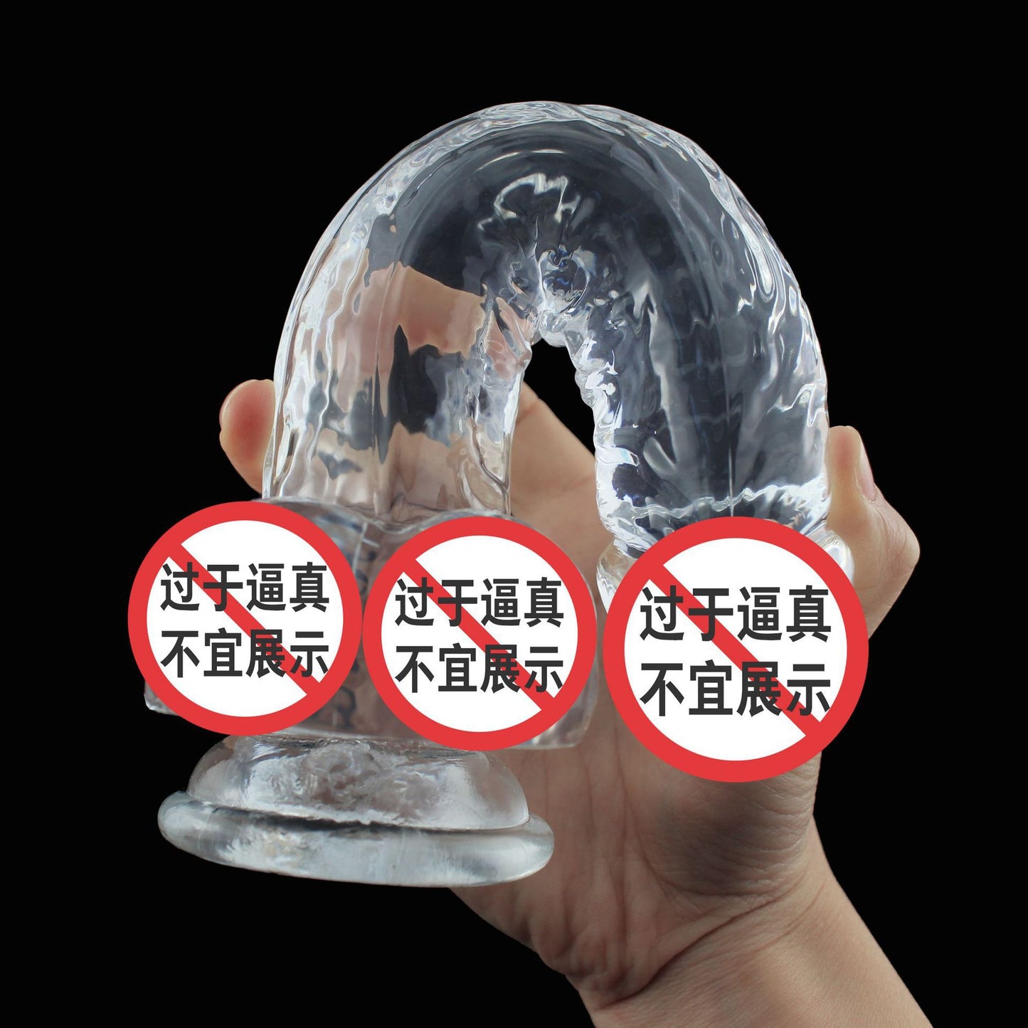 Crystal transparent simulated penis female masturbation dildo seven models adult sex female products soft glue