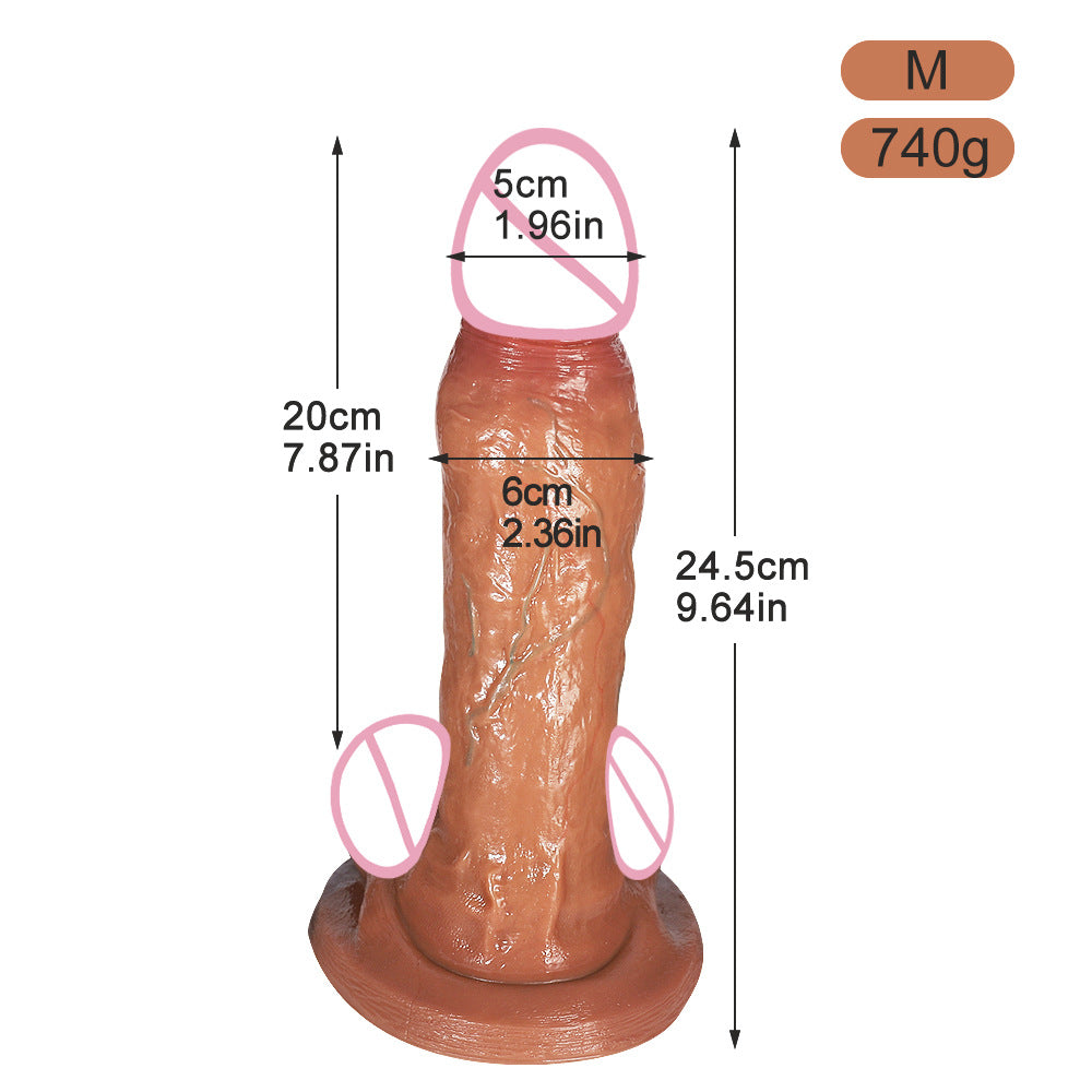 Asian explosion female masturbator simulation stallion dildo female soft meat dildo sm sex toys