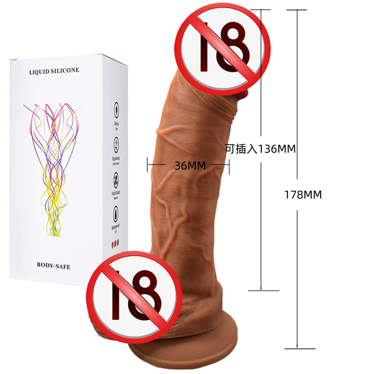 super soft liquid silicone simulation penis female masturbator wearing adult products fake penis