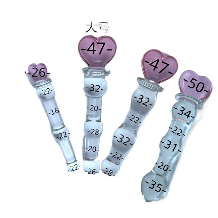 Female sex toys, massage stick, dildo, backyard, anal plug, masturbator, simulated crystal penis, adult toys.