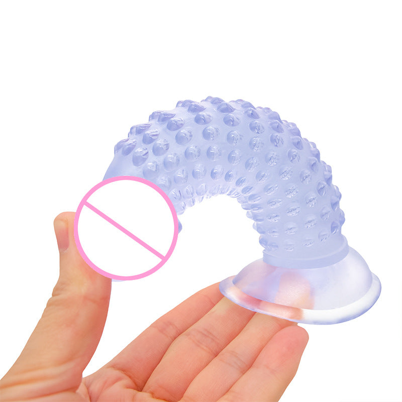 Alternative Small Dick Bumps Barbed Simulation Dildo Mini Wolf Fang Small Penis Suction Cup Backyard Anal Plug Fake JJ