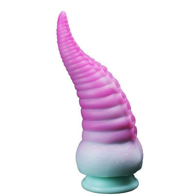 explosion multi-specification liquid silicone mixed color penis simulation special-shaped anal plug dildo female products wholesale