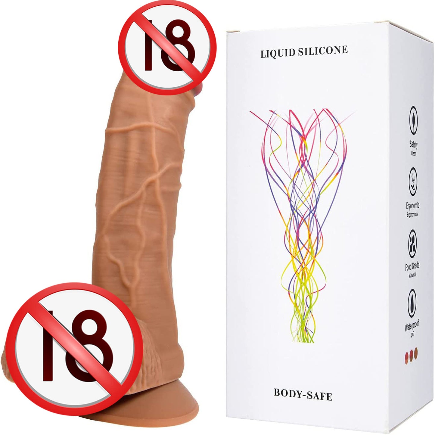 super soft liquid silicone simulation penis female masturbator wearing adult products fake penis