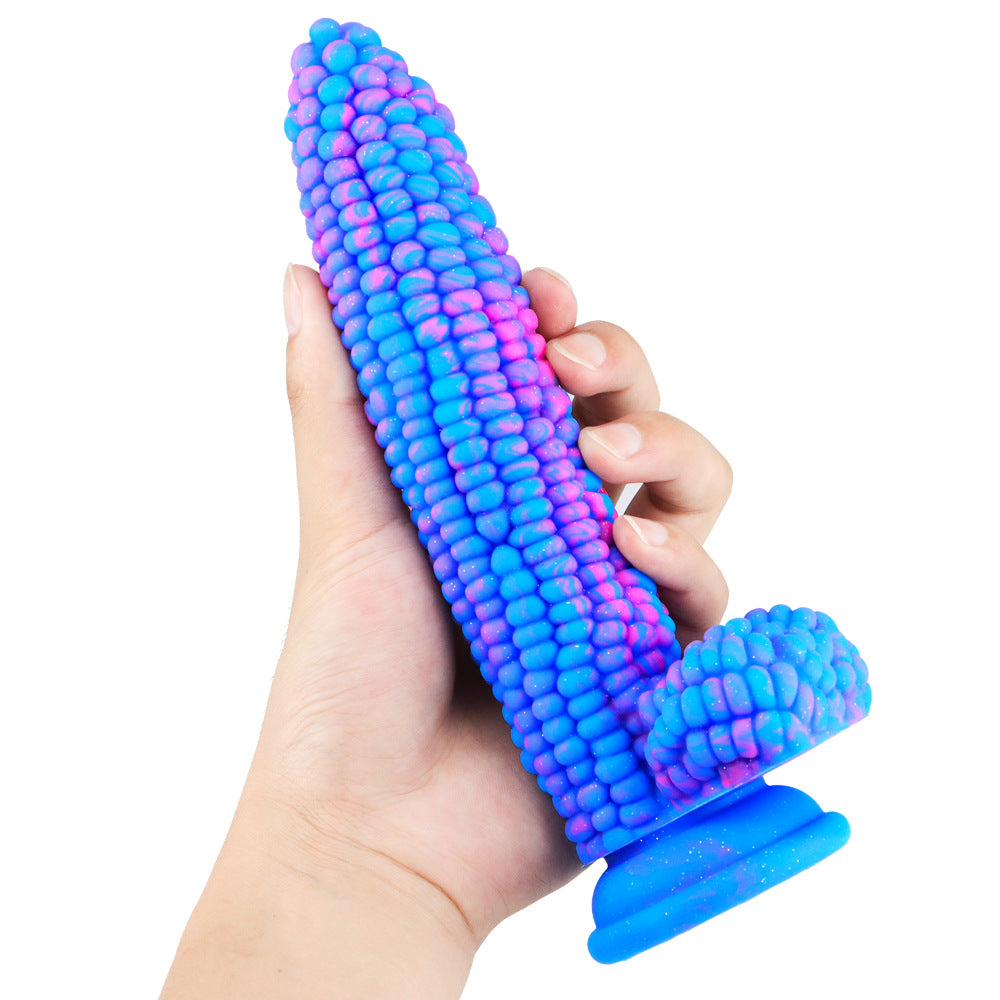 Corn silicone penis anal plug fruit vegetable penis simulation big dildo adult products female adult products