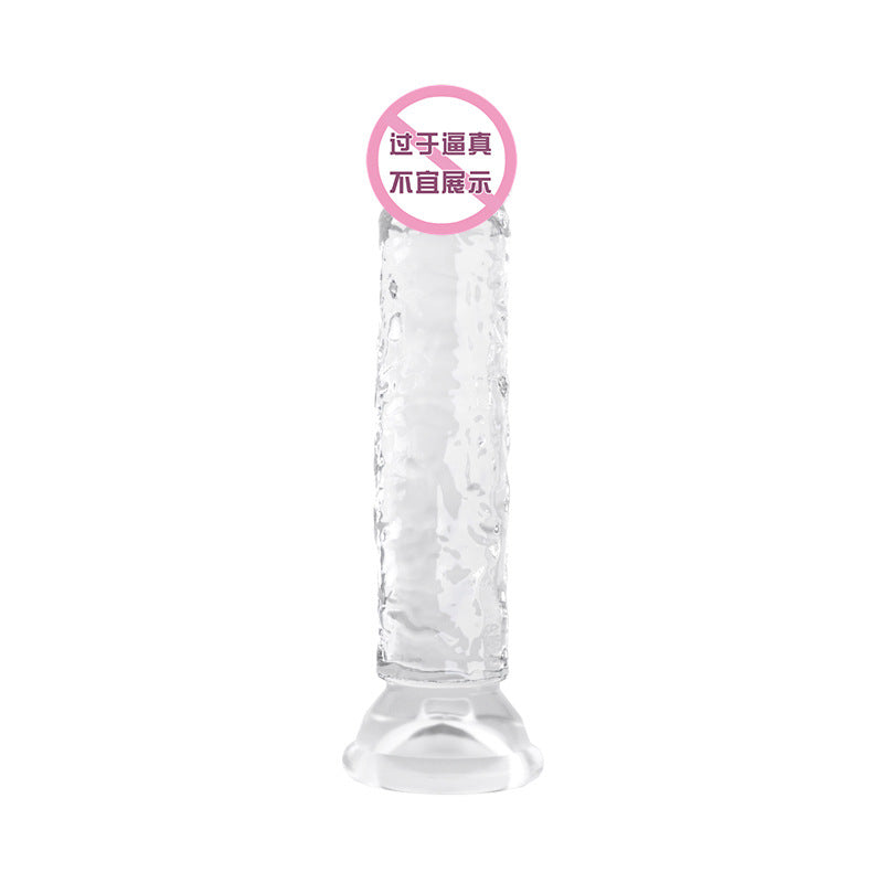 Pillow Fun Crystal Niu Niu Dildo Transparent Simulation Penis Thrusting Female Masturbator Sex Toys Adult Products Batch