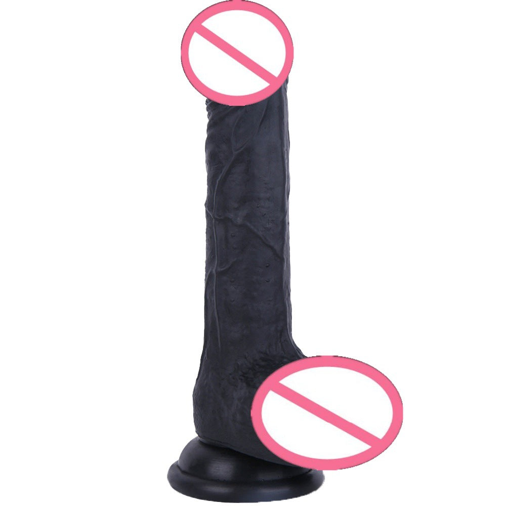 Zhongba Wang liquid silicone simulation penis foreskin female fun fake penis male root jj adult fun masturbator