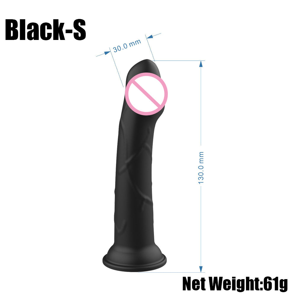 Simulated textured suction cup, penis, multi-colored jelly, dildo, adult sex products, manufacturers can send one piece at the source.