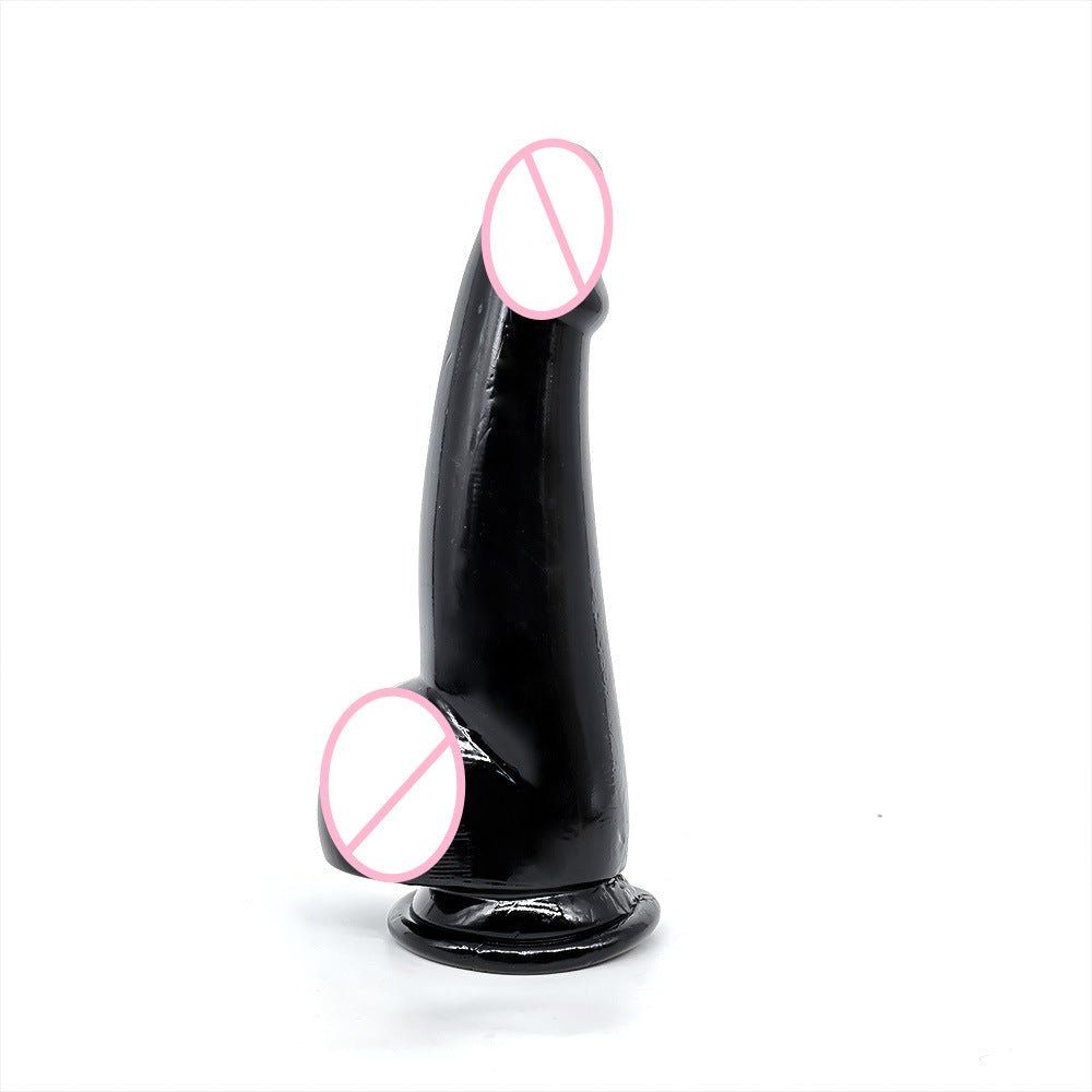 Multicolor crystal penis women's transparent masturbation stick large medium small color sliding surface simulation dildo adult products