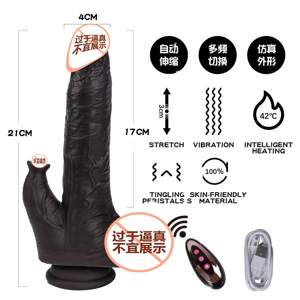 hot-selling Roman Emperor automatic thrusting telescopic simulation silicone penis female dildo sex products factory