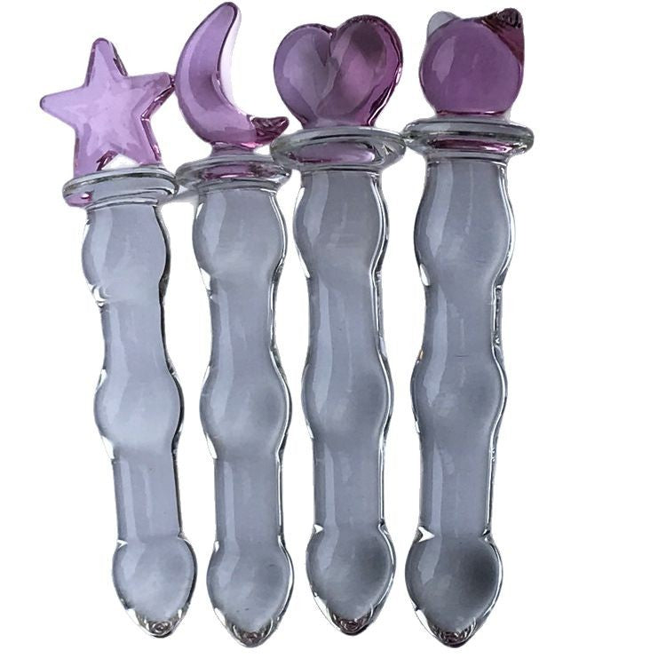 Female sex toys, massage stick, dildo, backyard, anal plug, masturbator, simulated crystal penis, adult toys.