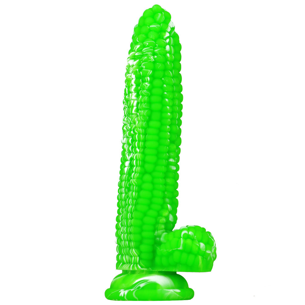 Corn silicone penis anal plug fruit vegetable penis simulation big dildo adult products female adult products