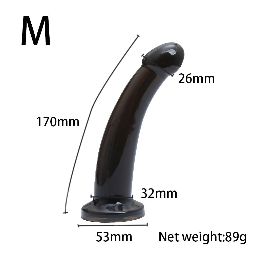 Transparent suction cup anal strip anal plug anal dilator for men and women, backyard masturbator simulation dildo gay gay products