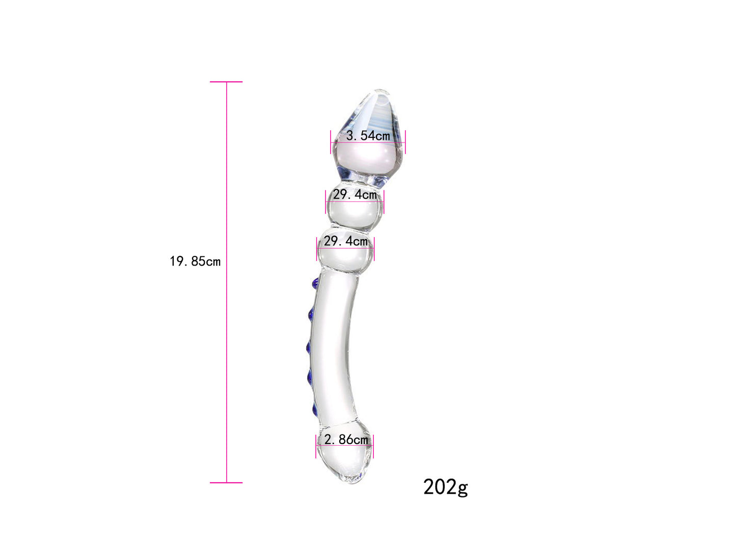 Female sex toys Crystal glass penis simulation Transparent eggless dildo Adult products Female masturbator