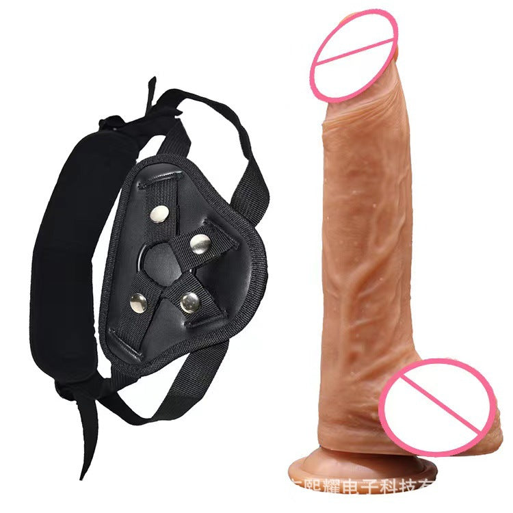 Real muscle tyrant silicone simulation penis female dildo female masturbation products wear dildo wholesale