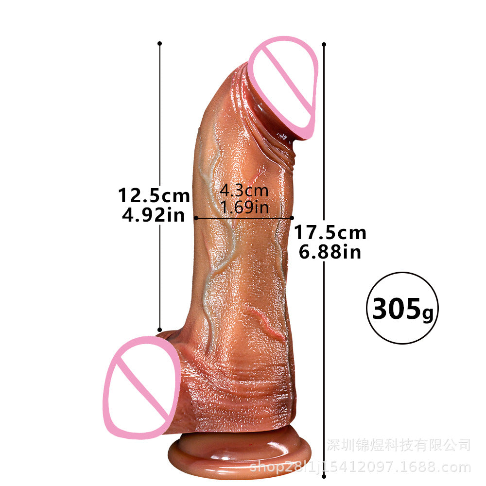 Hero super soft simulation penis fleshy straight replica fake penis female masturbator adult sex products