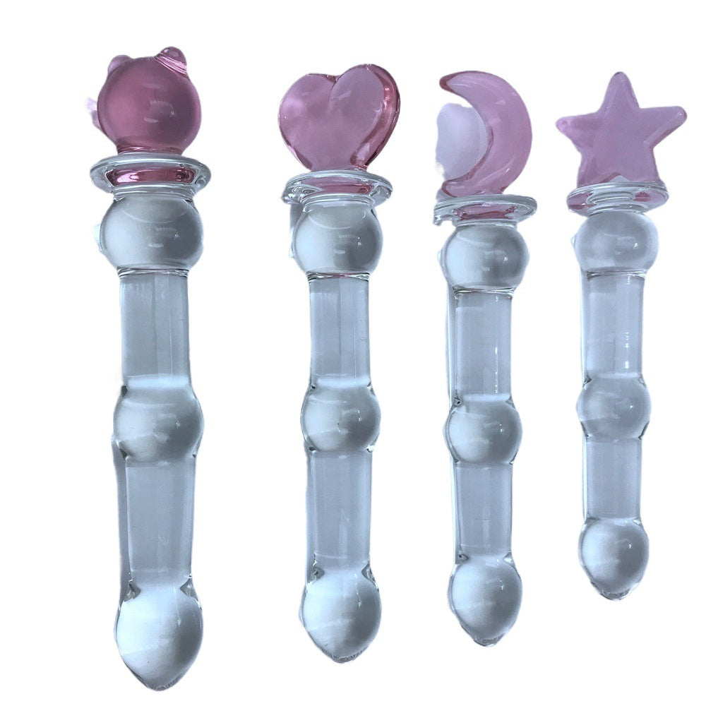Female sex toys, massage stick, dildo, backyard, anal plug, masturbator, simulated crystal penis, adult toys.