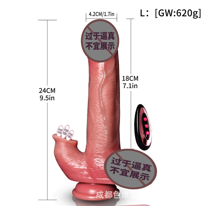 Foreign trade hot-selling simulated penis women's silicone electric dildo masturbator adult sex toys factory direct sales