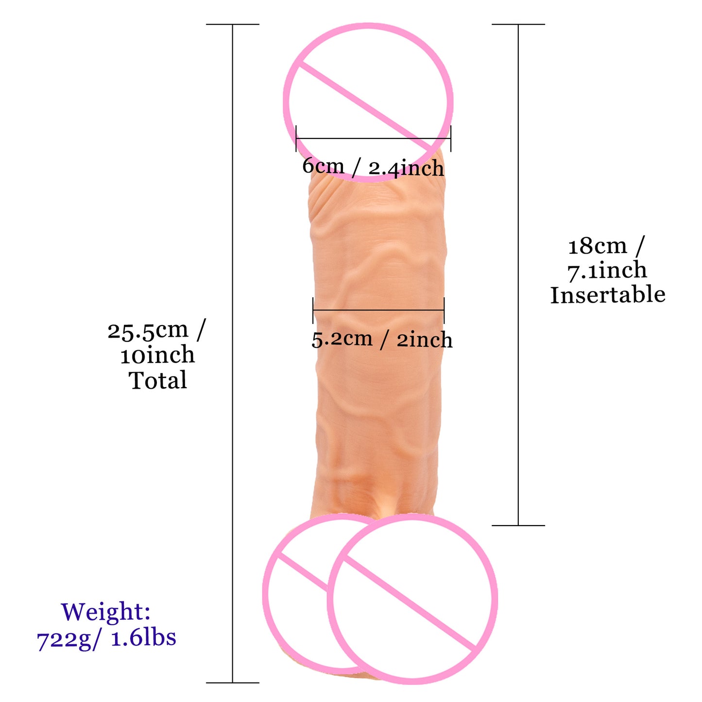 Huge super thick simulation penis big head dildo gay fisting anal plug dildo adult sex products