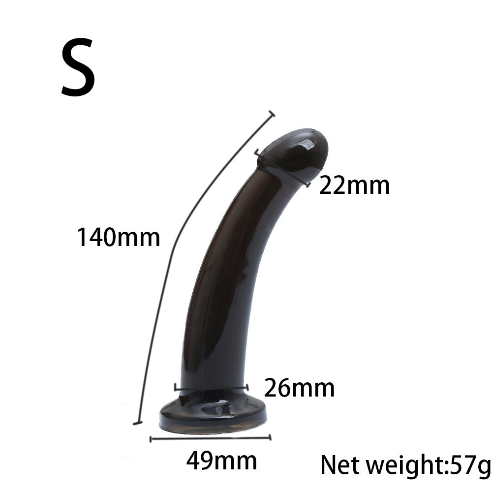 Transparent suction cup anal strip anal plug anal dilator for men and women, backyard masturbator simulation dildo gay gay products