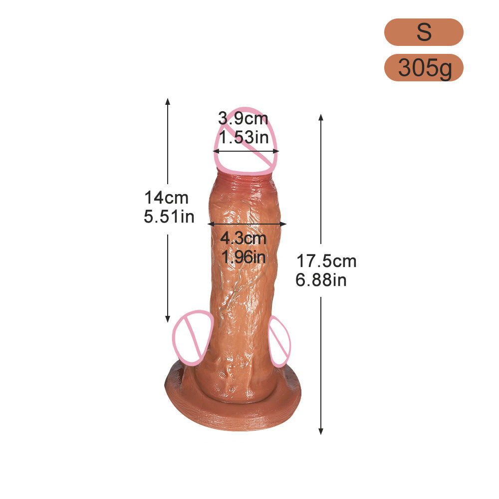 Asian explosion female masturbator simulation stallion dildo female soft meat dildo sm sex toys
