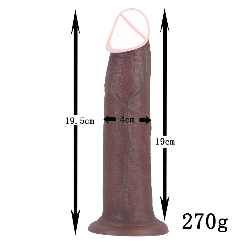 Egg-free artificial penis female manual small soft backyard anal plug dildo adult sex products