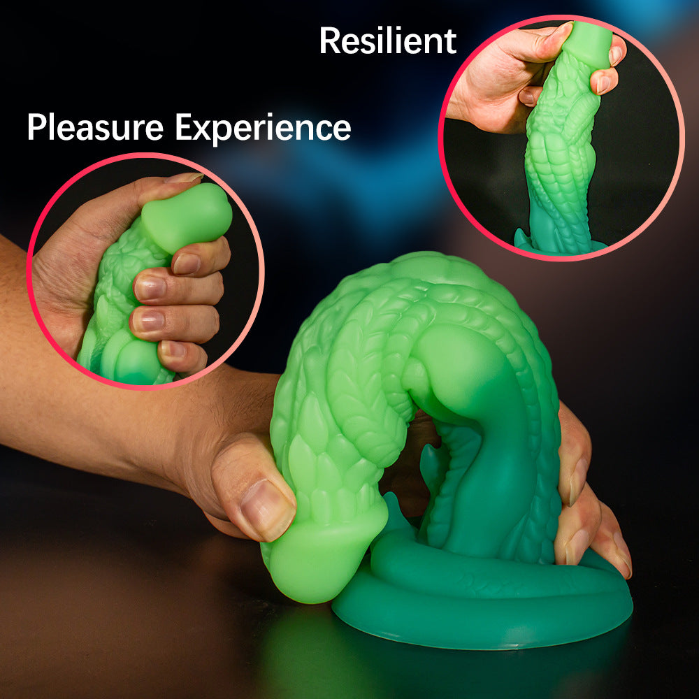 Qinglong tower dragon beard simulation dildo sm adult sex products anal plug liquid silicone special-shaped dildo
