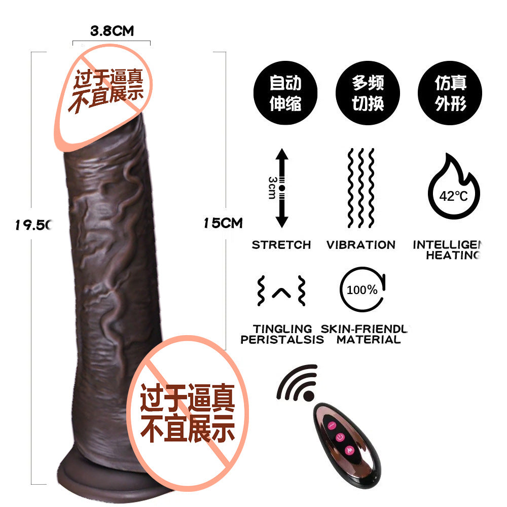 hot-selling Roman Emperor automatic thrusting telescopic simulation silicone penis female dildo sex products factory
