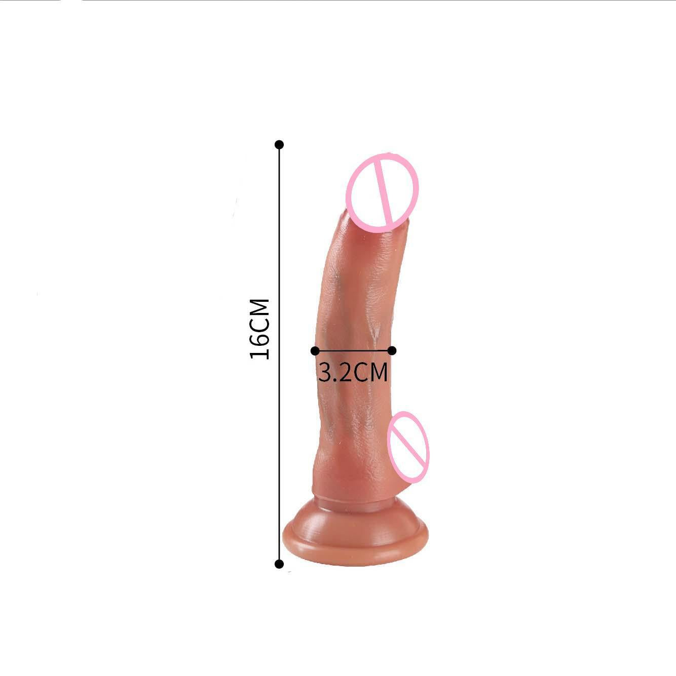 Cross-border double-layer liquid silicone female adult simulation large penis dildo sex products masturbation sex toys