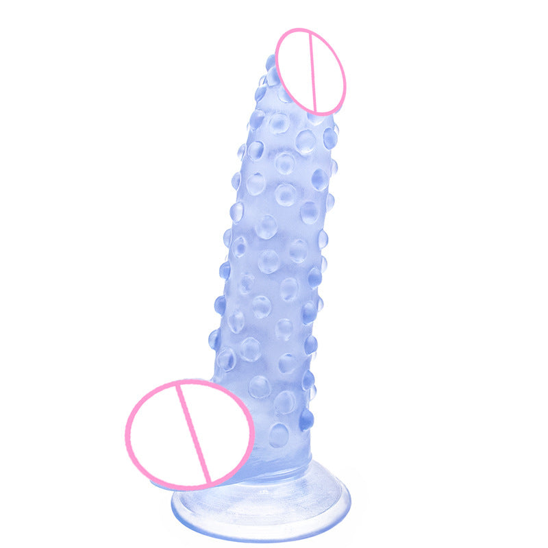 PVC penis alternative special-shaped transparent anal plug backyard G-spot female dildo gay masturbation stick simulation dildo