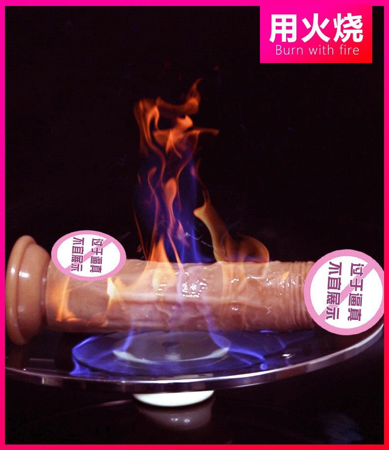 Cross-border dildo Roman electric simulation penis with suction cup multi-frequency vibration female masturbator gun sex products