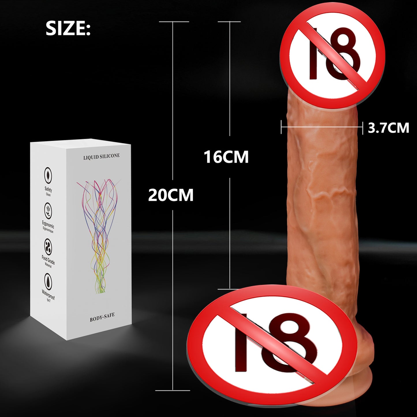 Amazon foreign trade super soft liquid silicone simulation penis female masturbator wearing adult products fake penis factory
