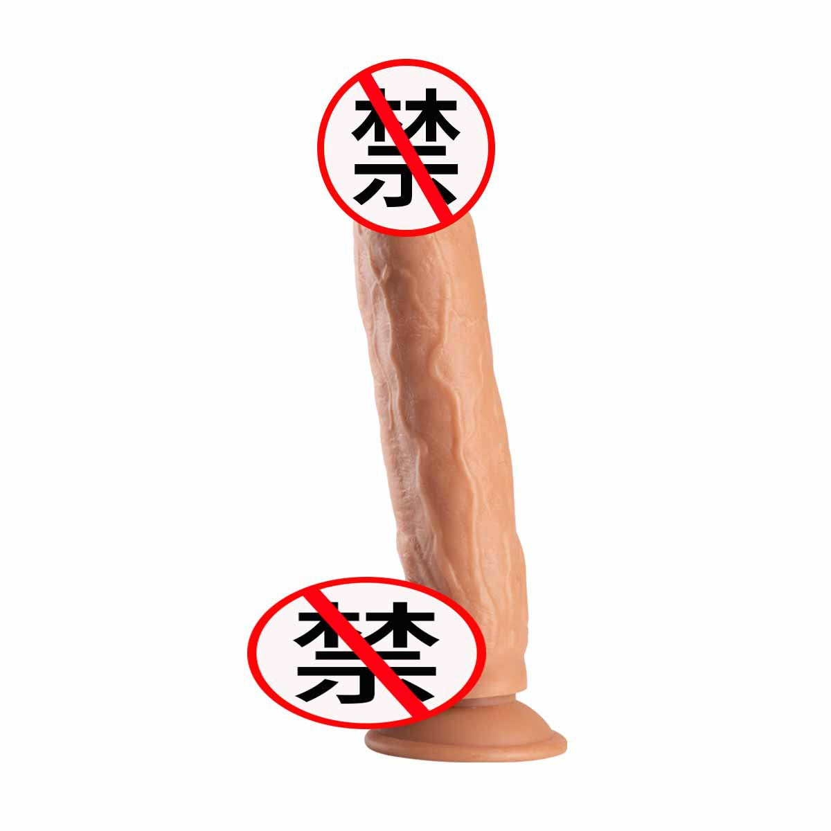 Adult sex products factory women's fun simulation solid dildo manual suction cup penis B009 wholesale