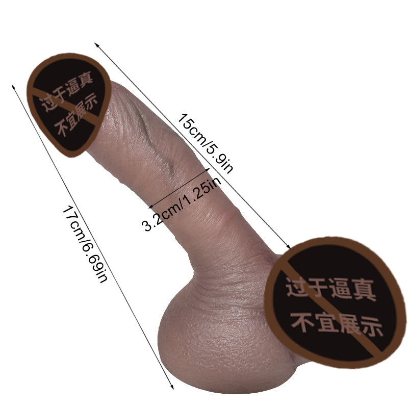 Liquid silicone dildo soft meat simulation dildo G-spot adult products female masturbator sex products dildo