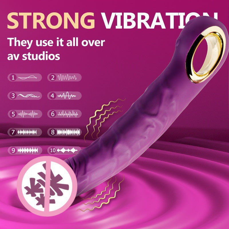 Cross-border simulated penis vibrator, dildo, sex products, female sex interest, masturbator AV vibrator, adult hair