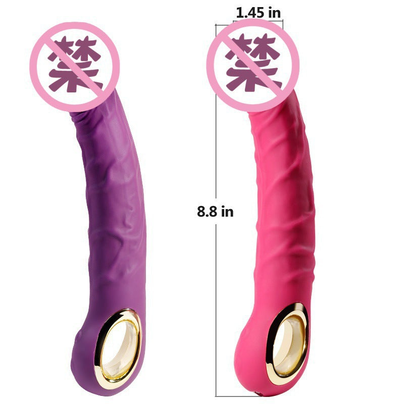 Cross-border simulated penis vibrator, dildo, sex products, female sex interest, masturbator AV vibrator, adult hair