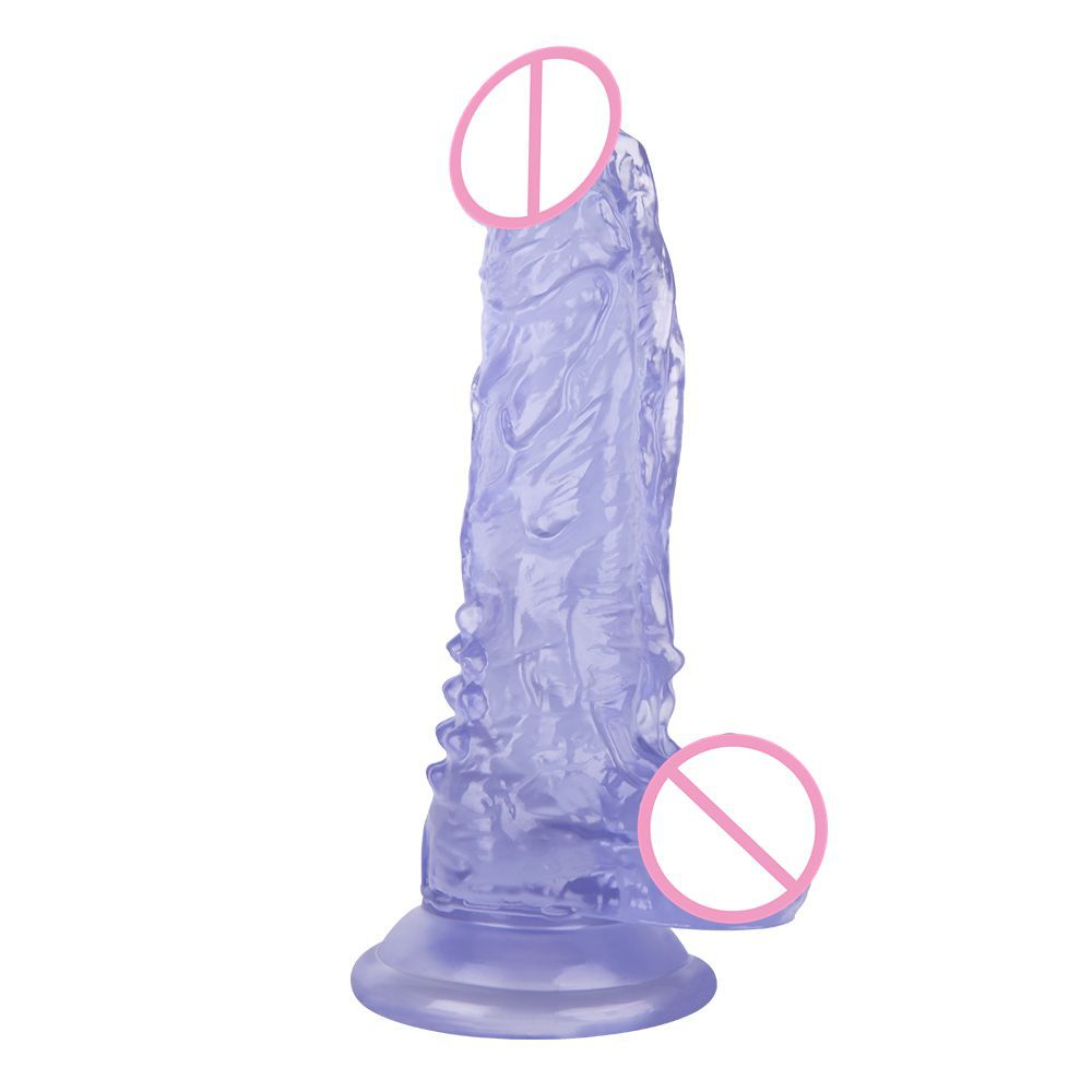 Colorful War Demon Simulation Penis Barbed Small Penis Female Masturbator Dildo Adult Sex Toys