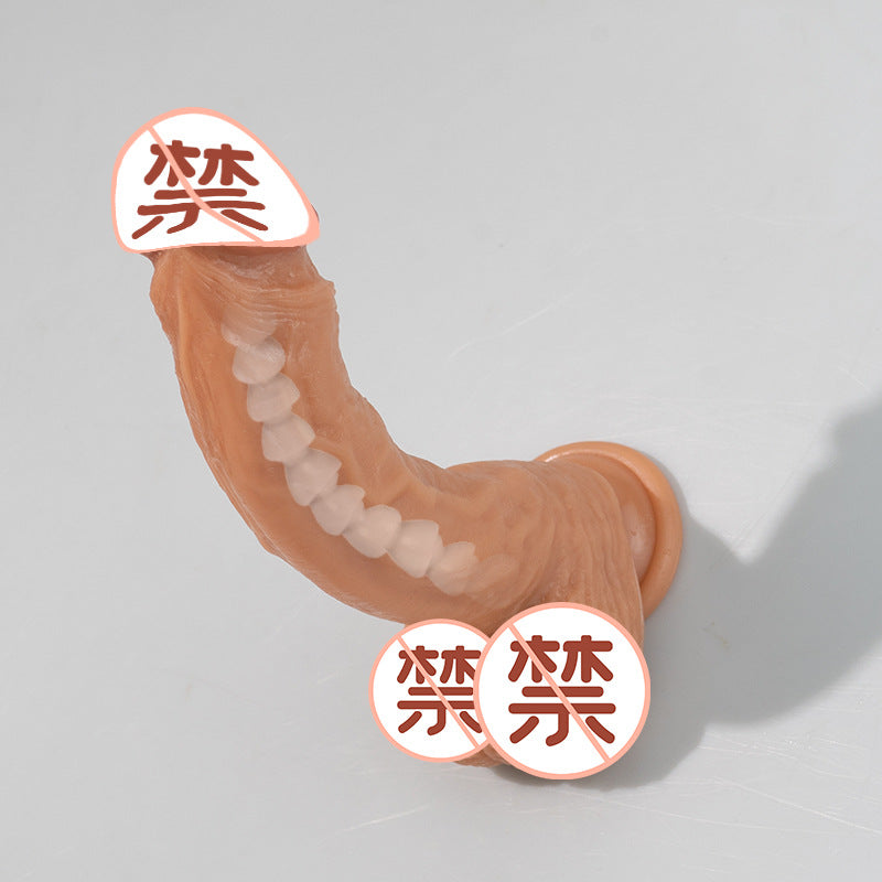 Keel penis simulation dildo can be shaped female masturbator super soft super thick oversized adult sex products