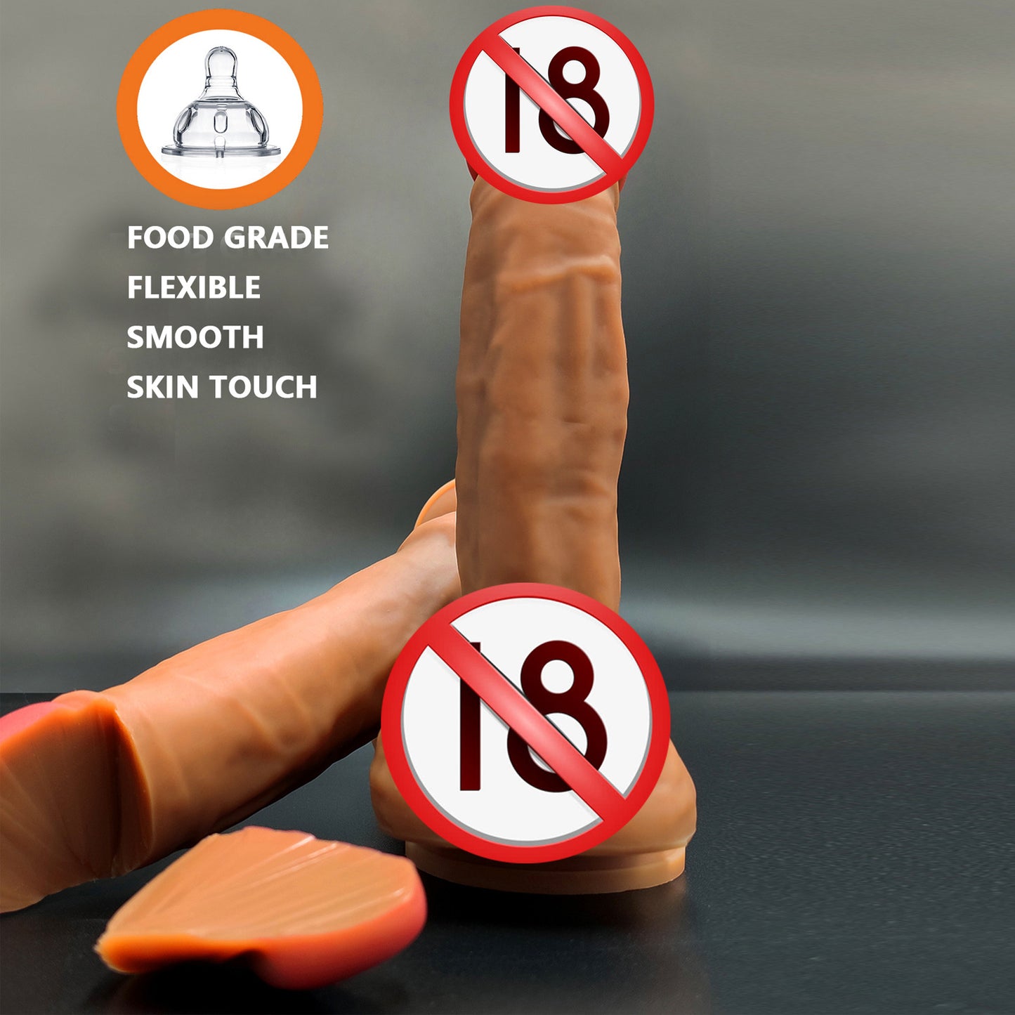 super soft liquid silicone simulation penis female masturbator wearing adult products fake penis